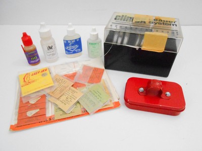 Assorted Fly Fishing Supplies - Climax Leaders, No Knot Eyelets, Fly Case