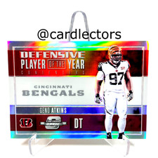 2017 Panini Contenders Optic GENO ATKINS Defensive POY #DPY-13 Red PRIZM SP /49
