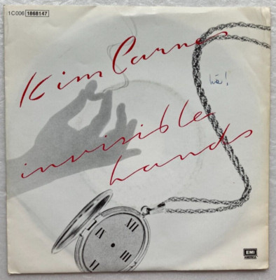Kim Carnes - Invisible Hands - 7'' near mint - mit Promo Sheet