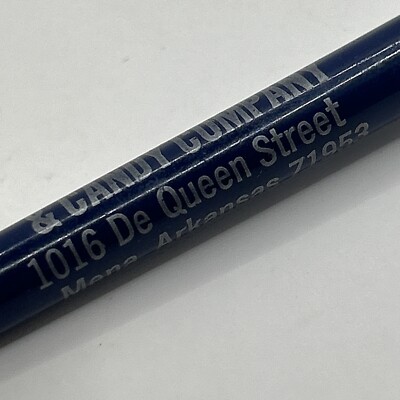 VTG Ballpoint Pen Mena Tobacco & Candy Company Mena Arkansas