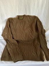 Timberland Brown Wool Sweater S Pullover Knit