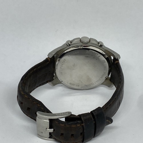Fossil FS4735 Men's Brown Leather Analog Dial Quartz Genuine Wrist Watch GE483 - Picture 10 of 12