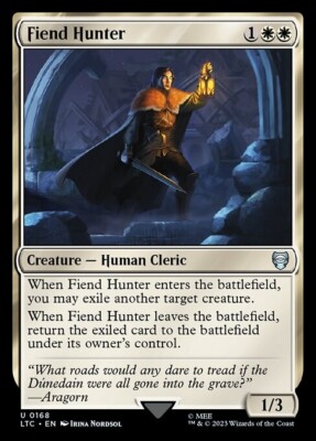 Fiend Hunter ~ Commander: Der Herr der Ringe [ NM ] [ Magic MTG ]