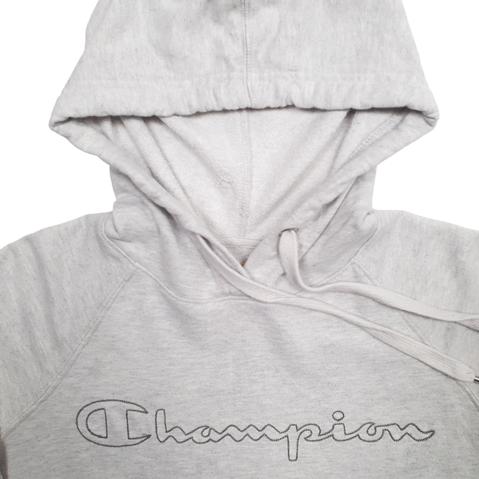 CHAMPION Hoodie Spellout Jumper Sweatshirt Mens XS image 2