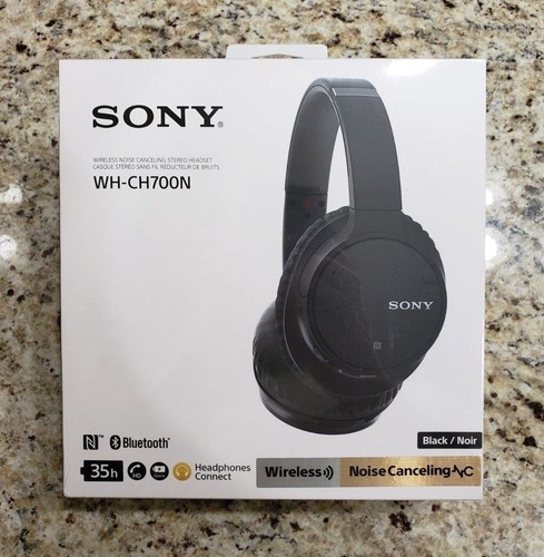 Sony WH-CH700N Wireless Noise-Canceling Headphones BLACK - Sealed NEW  27242908727 | eBay
