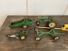 Disco de arado esparcidor de estiércol tractor modelo A Ertl John Deere vintage años 40’s 1950’s