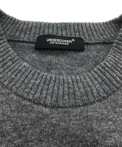 UNDERCOVER x EVANGELION Men's Lilith Cross Knitwear Gray UNDERCOVER x EVANGELION Men's Lilith Cross Knitwear Gray