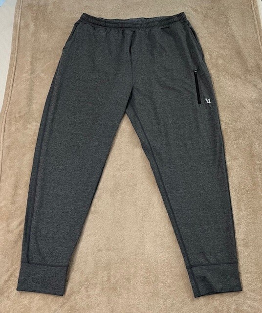 Vuori Mens XXL Gray Sunday Performance Jogger Stretch Active Sweatpants EUC-image