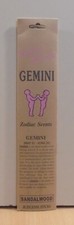 ZODIAC SCENTS GEMINI ADVERTISIGN INCENSE STICKS SANDAL WOOD PACK
