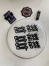 CHEAP TRICK Rock Band Drum Head Collectible Memorabilia DRUMHEAD 12” VIP package