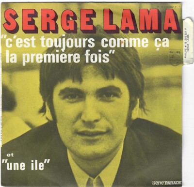 SERGE LAMA Eine Insel Es ist immer das Das erste Mal 1969 Original Zunge