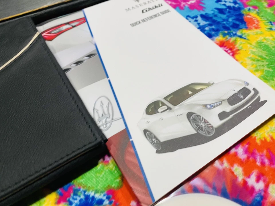 💚 MASERATI GHIBLI 2014 MANUAL DEL PROPIETARIO SQ4 S Q4 (SERVICIO SIN USAR BK) (NUEVO) 💚💚 Foto 4 de 4