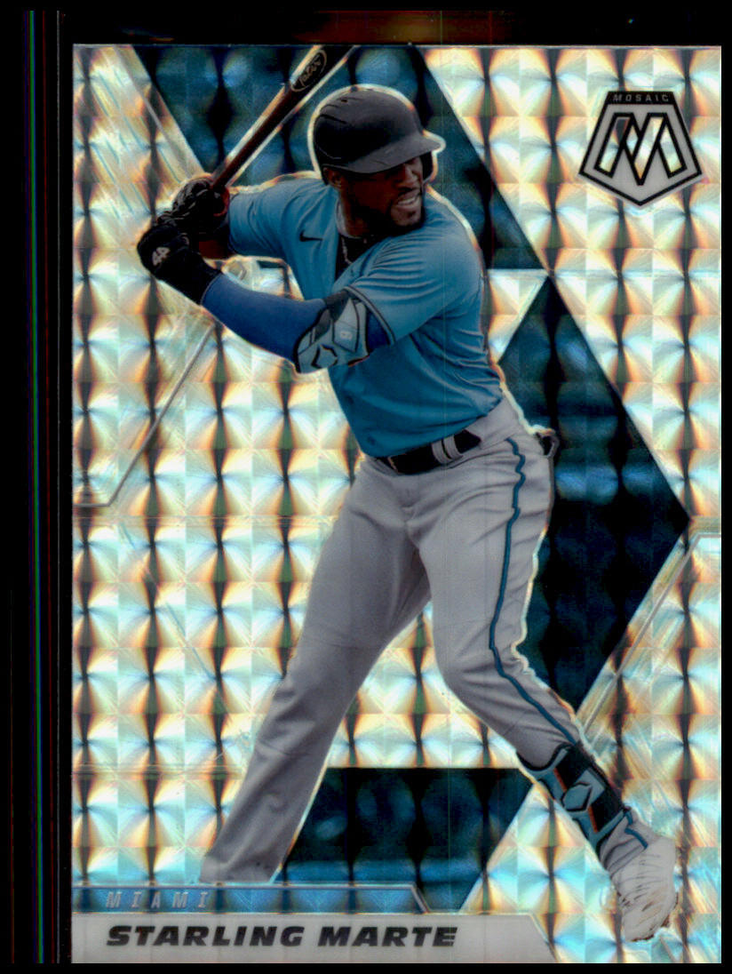 2021 Panini Mosaic #49 Starling Marte Mosaic | eBay