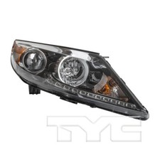 TYC 20-12559-00 Headlight Right Passenger Side RH Halogen w/o LED Accent Light