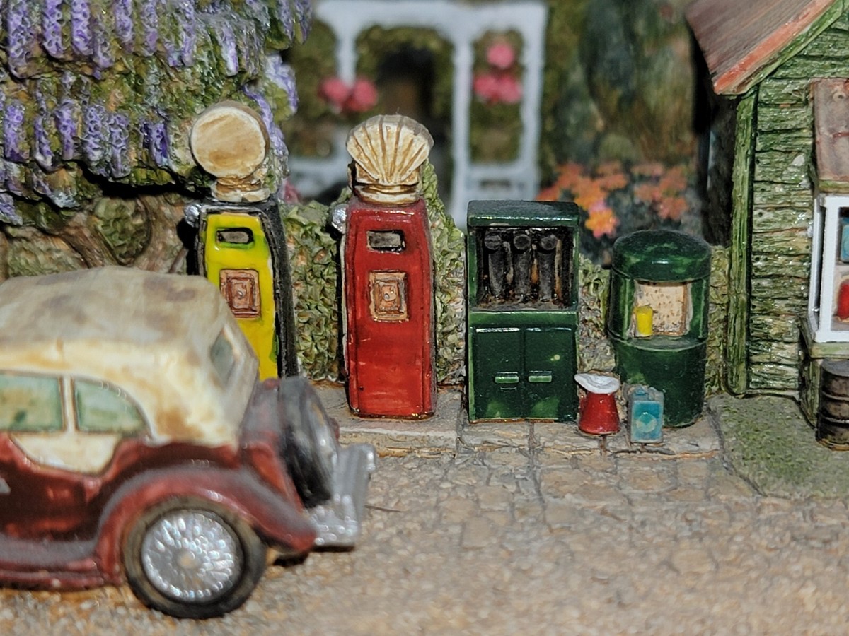 BURlLEY STREET GARAGE リリパットレーン 1999 Lilliput Lane Burley Street Garage Hand Made W/ deeds