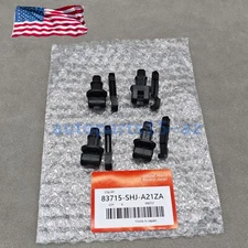 New 4×Black Sun Shade Hook Clip Kit For Honda Odyssey 2005-10 Sliding Door New