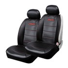 New GMC Elite Synthetic Leather Sideless Car Truck 2 Front Seat Covers Set