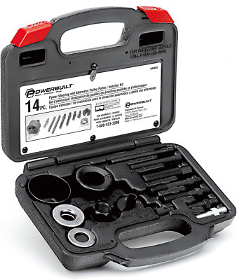 Powerbuilt Alltrade 648605 Kit 20 Power Steering and Alternator Pulley Removal a