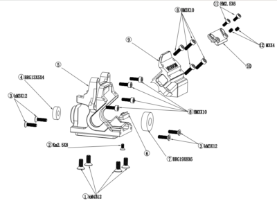 Cloison Avant/arrière VITAVON CNC Pour ALL Arrma 6S Ar310854 Mojave/Senton/Krato - Foto 9