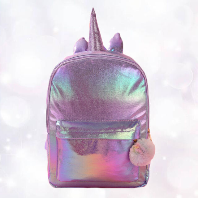 Elegante zaino unicorno moda borsa a tracolla portatile scuola borsa portaoggetti luce