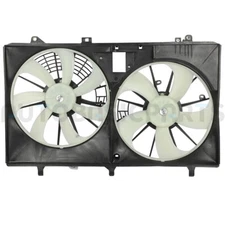 For 2011-2016 Toyota Sienna Front Side Radiator Condenser Cooling Fan Assembly
