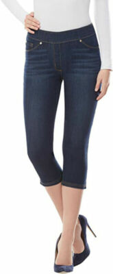 Nygard Women LUXE DENIM SLIMS Notch Capri Jeans Size XS S M L XL