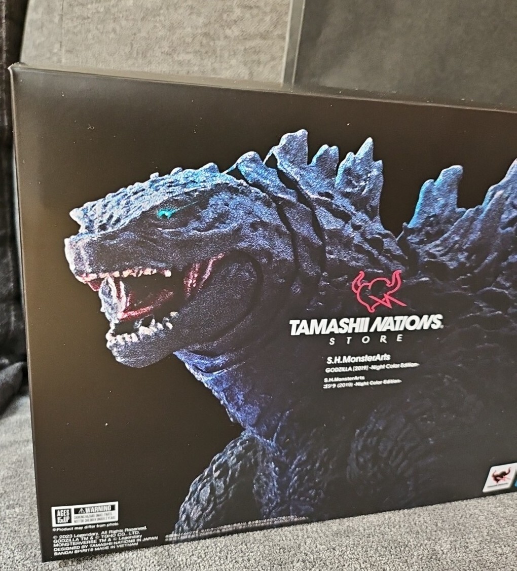モンスターアーツ　ゴジラ　2019 ナイトカラーエディション S.H.MonsterArts GODZILLA 2019 -Night Color Edition- ナイト