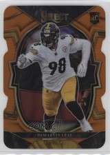 2022 Panini Select Concourse Orange Prizm Die-Cut 14/199 DeMarvin Leal #66 11pj