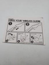 Rock Band Guitar Manual Insert Only