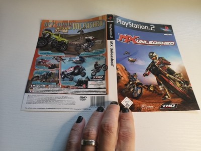 MX Unleashed - PS2 Playstation 2 Frontcover + Backcover Gebraucht