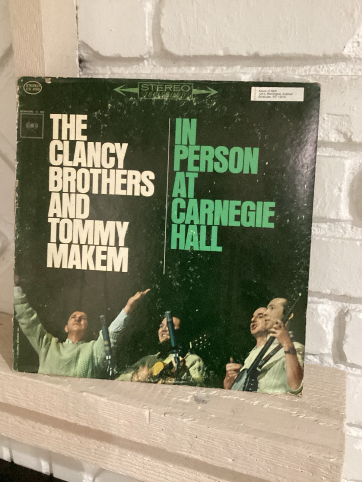The Clancy Brothers and Tommy Makem; In Person at Carnegie Hall CS-8750 Pre Owne thumbnail 2