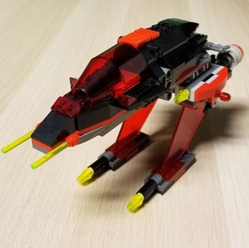 Custom Lego Galaxy Squad Interceptor (70701) Black/Red Space Fighter 