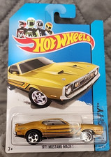 Hot Wheels 2014 HW City Series 1971 Mustang Mach 1 (Gold) BFD84 Mainline 94/250