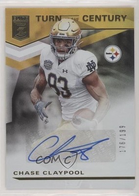 2020 Donruss Elite Turn of the Century 176/199 Chase Claypool Rookie Auto RC 2t7
