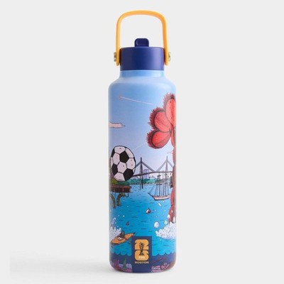 FIFA World Cup 2026 Boston Host City Poster 24oz. Water Bottle