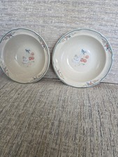2 X 17cm International Tableworks Stonewar Marmalade Goose  Cereal Bowl VGC 