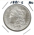 1881 S WALKING LIBERTY SILVER DOLLAR***BU***