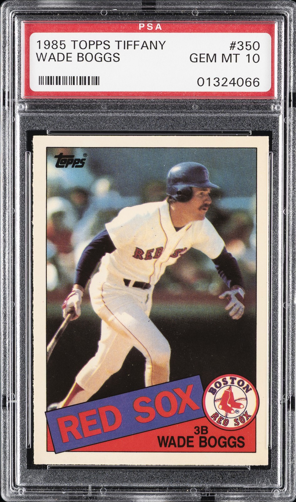 1985 TOPPS TIFFANY #350 WADE BOGGS PSA 10