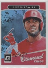 2017 Donruss Optic Diamond Kings Carolina Blue Prizm 41/50 Dexter Fowler #26 0f8