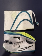 Nike Men's Zoom Mamba 6 Track Field Distance Spikes White And Blue Size 11