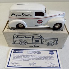 1940 Ford Amoco Panel Van ERTL Diecast Coin Bank IN BOX USA  Serial  04699