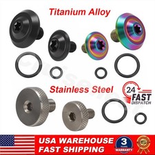For Alfa Romeo Giulia Stelvio Coolant Bleeder Screws Titanium Stainless Steel