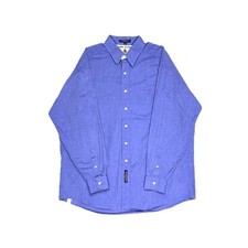 Vintage 1996 Tommy Hilfiger blue button up oxford shirt mens 16 1/2 34 large
