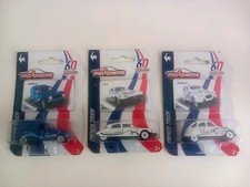 Majorettes 1.64 3 Modèle Édition French Paris Citroën Ds 21 Citroën 2cv Renault 