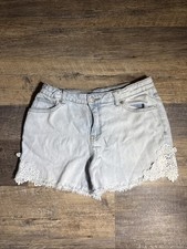 GIRLS SIZE 14-16 JEAN SHORTS LIGHT WASH BY CAT  JACK