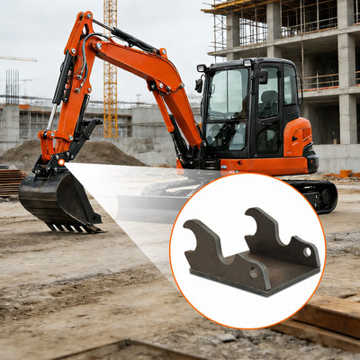 Quick Attach Brackets Bucket Ears W/Plate For Kubota KX040 U35 KX71 KX91 KX121