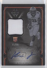 2018 Panini Majestic Rookie Scripted Swatches 75/99 Kerryon Johnson Auto 01bj
