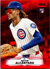 2025 Stadium Club #91 Kevin Alcántara Red Foil