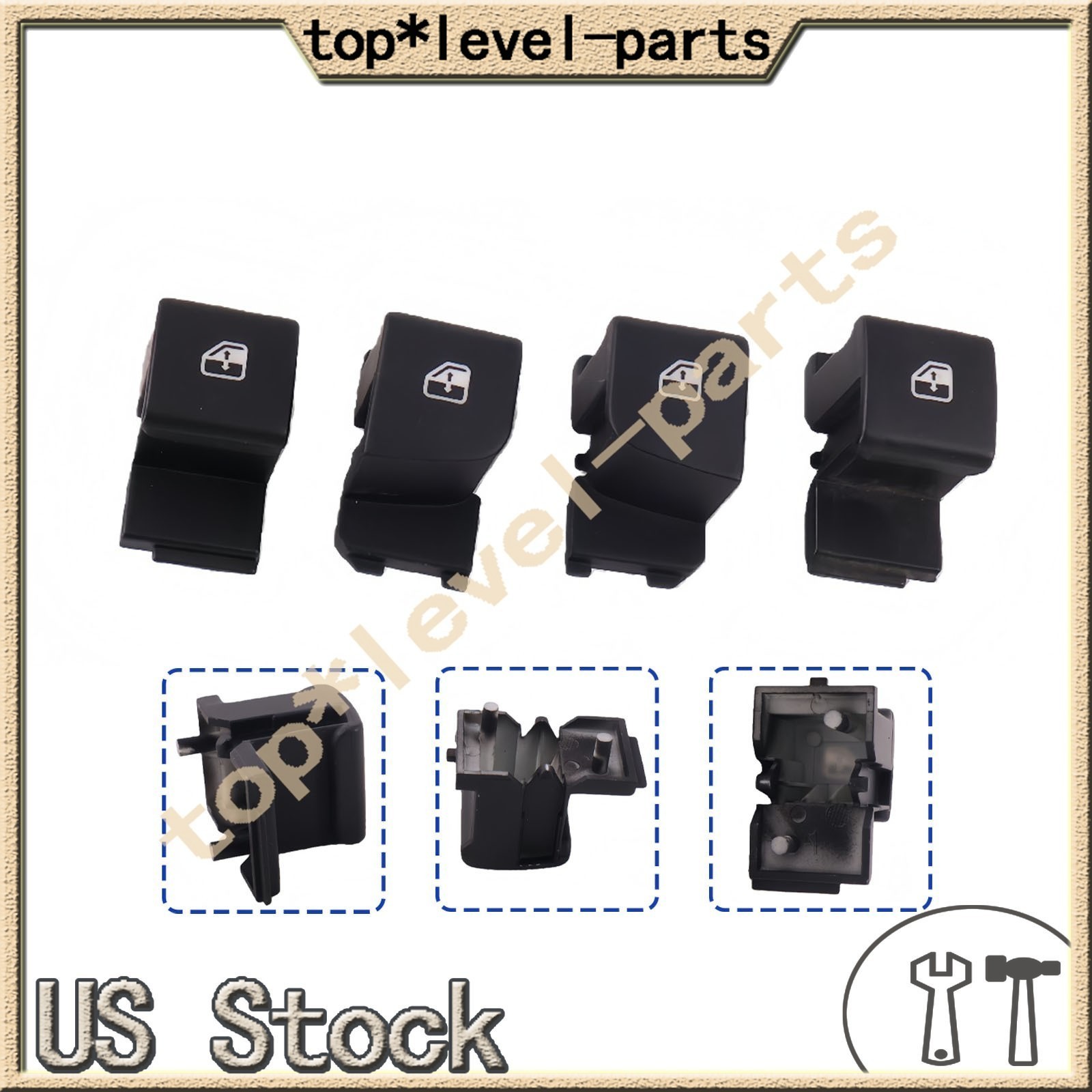 Maserati GranTurismo 2010-2019 Front Window switches Set P/N 247993