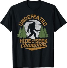 Bigfoot Hide and Seek Champion Sasquatch Stuff Men T-Shirt